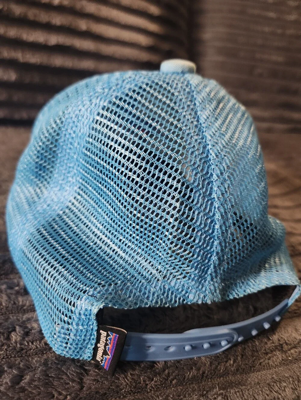 Patagonia Kids Trucker Hat Snapback Baby Blue